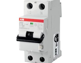 RCBO ABB 1P+ N 25A 30MA 6KA CẦU DAO TỰ ĐỘNG CHỐNG DÒNG RÒ VÀ QUÁ TẢI NGẮN MẠCH ABB DS201 C25 AC30