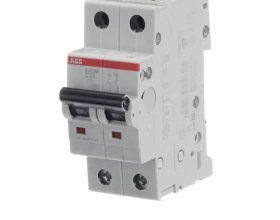 MCB 2P 25A 10KA ABB MCB S202M-C25	