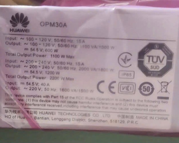 BỘ LƯU TRỮ ĐIỆN UPS HÃNG HUAWEI OPM30A