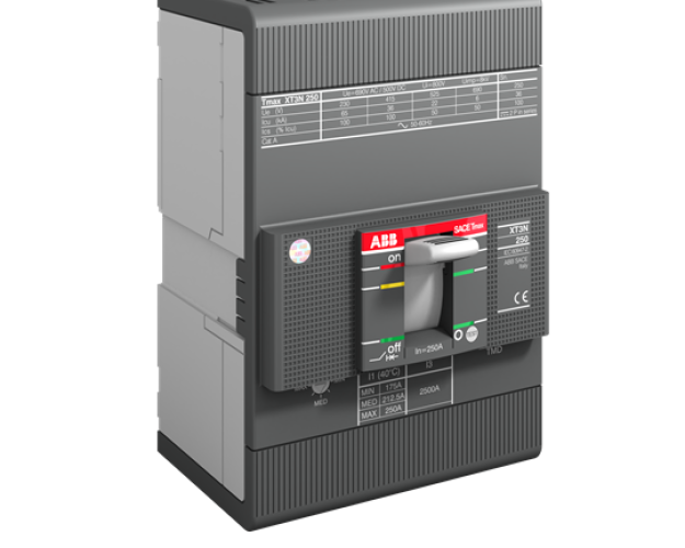 MCCB 3P 250A 50KA ABB 1SDA068221R1